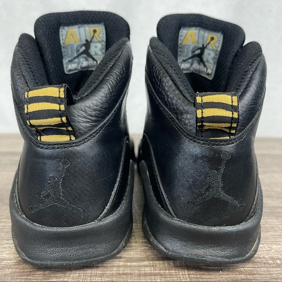 jordan retro 10 black and yellow